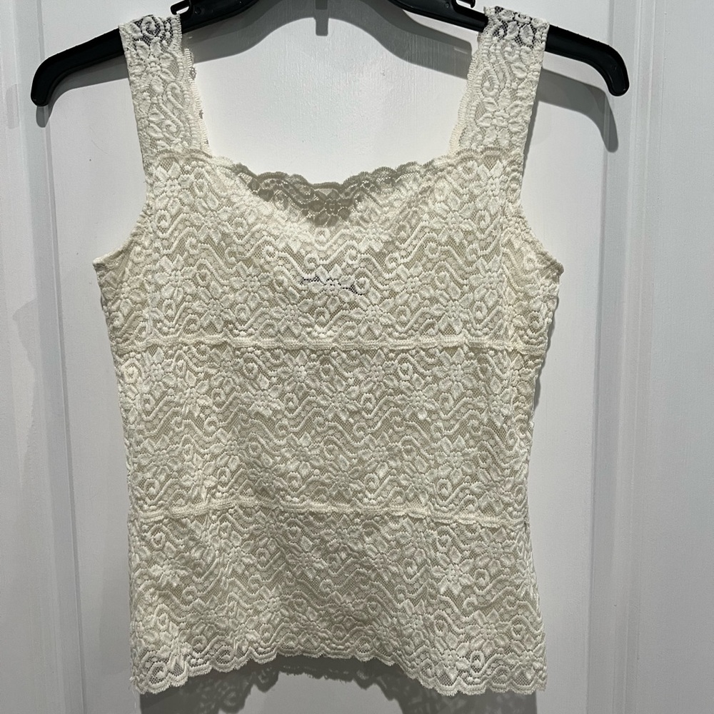 SML Sport Square Neck Wide Strap Cami, Sz S